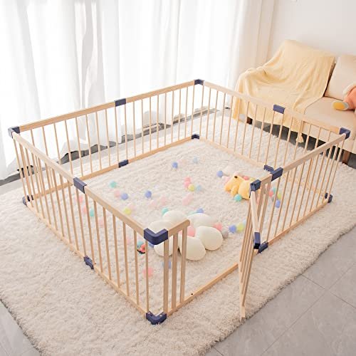 Baby Playpen Kids Fence with Safety Gate