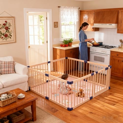 Wooden Baby Playpen